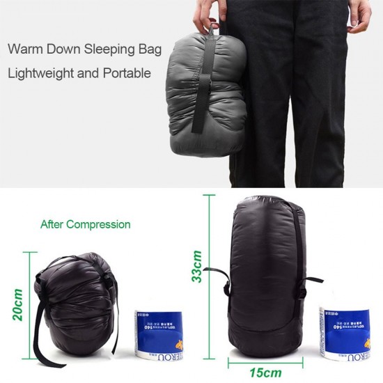 Winter Warm Sleeping Bag Outdoor Water Repellent Ultra Light Down Sleeping Sack Backpacking Camping Hiking Envelope Sleeping Bag Winter Warm Sleeping Bag Outdoor Water Repellent Ultra Light Down Sleeping Sack Backpacking Camping Hiking Envelope Sleeping Bag