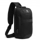 ozuko Portable Fashion Large Capacity Multi-Function Man Chest Bag Waterproof Anti-Theft USB Charge Port Chest Pack With Lock ozuko Portable Fashion Large Capacity Multi-Function Man Chest Bag Waterproof Anti-Theft USB Charge Port Chest Pack With Lock