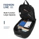 ozuko Portable Fashion Large Capacity Multi-Function Man Chest Bag Waterproof Anti-Theft USB Charge Port Chest Pack With Lock ozuko Portable Fashion Large Capacity Multi-Function Man Chest Bag Waterproof Anti-Theft USB Charge Port Chest Pack With Lock