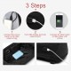 ozuko Portable Fashion Large Capacity Multi-Function Man Chest Bag Waterproof Anti-Theft USB Charge Port Chest Pack With Lock ozuko Portable Fashion Large Capacity Multi-Function Man Chest Bag Waterproof Anti-Theft USB Charge Port Chest Pack With Lock