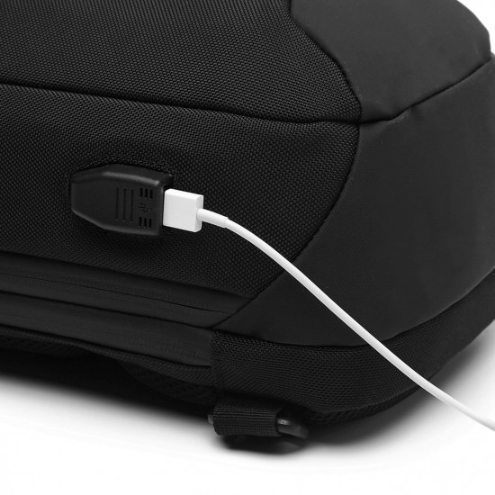 ozuko Portable Fashion Large Capacity Multi-Function Man Chest Bag Waterproof Anti-Theft USB Charge Port Chest Pack With Lock ozuko Portable Fashion Large Capacity Multi-Function Man Chest Bag Waterproof Anti-Theft USB Charge Port Chest Pack With Lock
