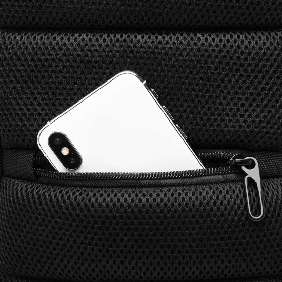 ozuko Portable Fashion Large Capacity Multi-Function Man Chest Bag Waterproof Anti-Theft USB Charge Port Chest Pack With Lock ozuko Portable Fashion Large Capacity Multi-Function Man Chest Bag Waterproof Anti-Theft USB Charge Port Chest Pack With Lock