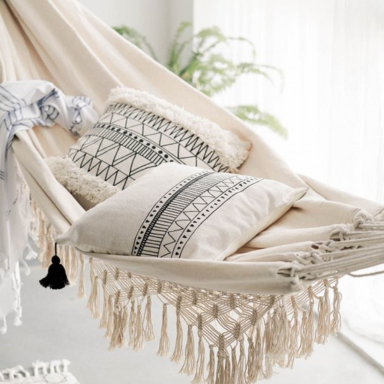 Large Brazilian Macrame Fringe 2 Person Double Deluxe Hammock Swing Net Chair indoor hanging chair hammock swings Large Brazilian Macrame Fringe 2 Person Double Deluxe Hammock Swing Net Chair indoor hanging chair hammock swings
