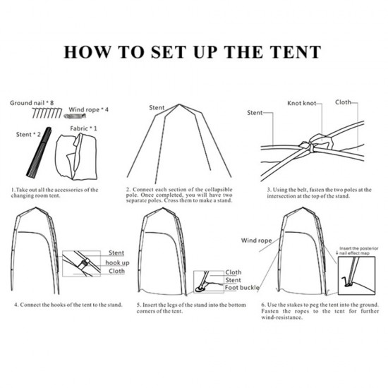 Privacy Shelter Tent Portable Outdoor Shower Toilet Changing Room Tent for Camping and Beach Privacy Shelter Tent Portable Outdoor Shower Toilet Changing Room Tent for Camping and Beach