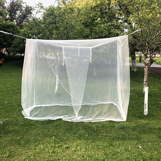 White Camping Mosquito Net Outdoor Anti-mosquito Insect Mesh Tent Net White Camping Mosquito Net Outdoor Anti-mosquito Insect Mesh Tent Net