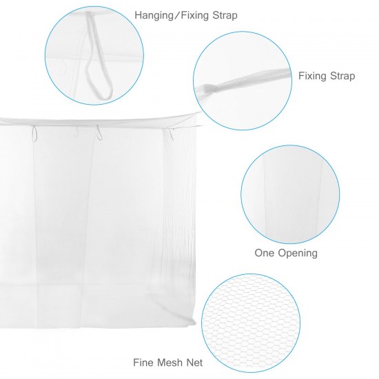 White Camping Mosquito Net Outdoor Anti-mosquito Insect Mesh Tent Net White Camping Mosquito Net Outdoor Anti-mosquito Insect Mesh Tent Net