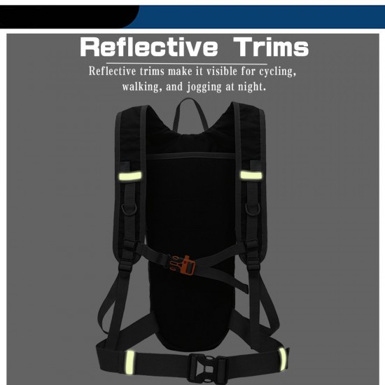 Hydration Pack Outdoor Compact Backpack for 2L Water Bladder Waterproof Multi Pockets Lightweight Cycling Running Hiking Rucksack Hydration Pack Outdoor Compact Backpack for 2L Water Bladder Waterproof Multi Pockets Lightweight Cycling Running Hiking Rucksack