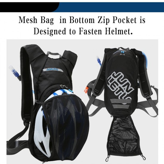 Hydration Pack Outdoor Compact Backpack for 2L Water Bladder Waterproof Multi Pockets Lightweight Cycling Running Hiking Rucksack Hydration Pack Outdoor Compact Backpack for 2L Water Bladder Waterproof Multi Pockets Lightweight Cycling Running Hiking Rucksack
