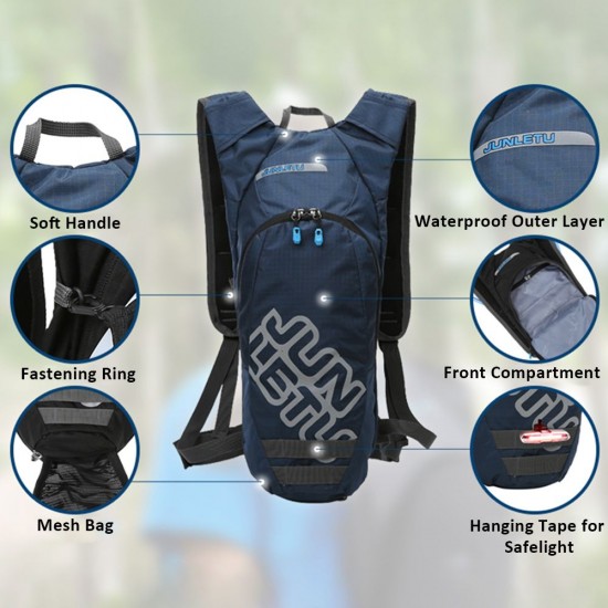 Hydration Pack Outdoor Compact Backpack for 2L Water Bladder Waterproof Multi Pockets Lightweight Cycling Running Hiking Rucksack Hydration Pack Outdoor Compact Backpack for 2L Water Bladder Waterproof Multi Pockets Lightweight Cycling Running Hiking Rucksack