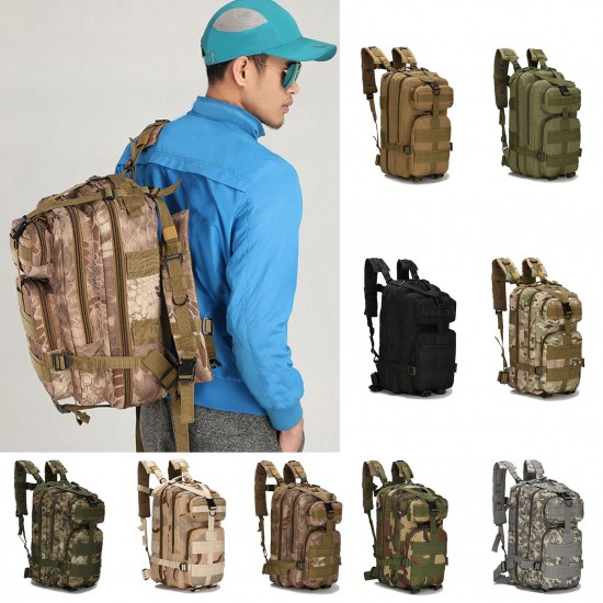 Outdoor Backpack Mountain Hiking Daypack Camouflage Large Capacity Multi Pockets Webbings Rucksacks Outdoor Backpack Mountain Hiking Daypack Camouflage Large Capacity Multi Pockets Webbings Rucksacks