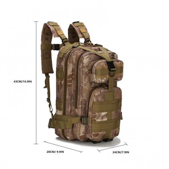 Outdoor Backpack Mountain Hiking Daypack Camouflage Large Capacity Multi Pockets Webbings Rucksacks Outdoor Backpack Mountain Hiking Daypack Camouflage Large Capacity Multi Pockets Webbings Rucksacks