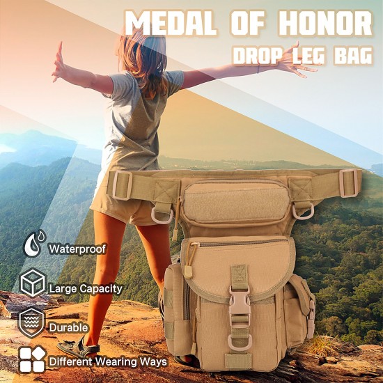 Drop Leg Bag Waterproof Thigh Waist Packs Pouch for Traveling Hiking Cycling Camping Drop Leg Bag Waterproof Thigh Waist Packs Pouch for Traveling Hiking Cycling Camping