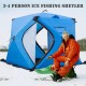 Portable Ice Fishing Shelter Easy Set-up Winter Fishing Tent Ice Fishing Tent Waterproof & Windproof Portable Ice Fishing Shelter Easy Set-up Winter Fishing Tent Ice Fishing Tent Waterproof & Windproof
