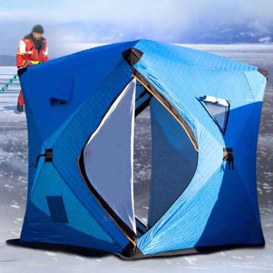 Portable Ice Fishing Shelter Easy Set-up Winter Fishing Tent Ice Fishing Tent Waterproof & Windproof Portable Ice Fishing Shelter Easy Set-up Winter Fishing Tent Ice Fishing Tent Waterproof & Windproof