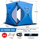 Portable Ice Fishing Shelter Easy Set-up Winter Fishing Tent Ice Fishing Tent Waterproof & Windproof Portable Ice Fishing Shelter Easy Set-up Winter Fishing Tent Ice Fishing Tent Waterproof & Windproof