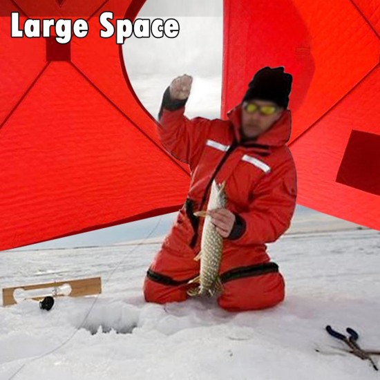 Portable Ice Fishing Shelter Easy Set-up Winter Fishing Tent Ice Fishing Tent Waterproof & Windproof Portable Ice Fishing Shelter Easy Set-up Winter Fishing Tent Ice Fishing Tent Waterproof & Windproof