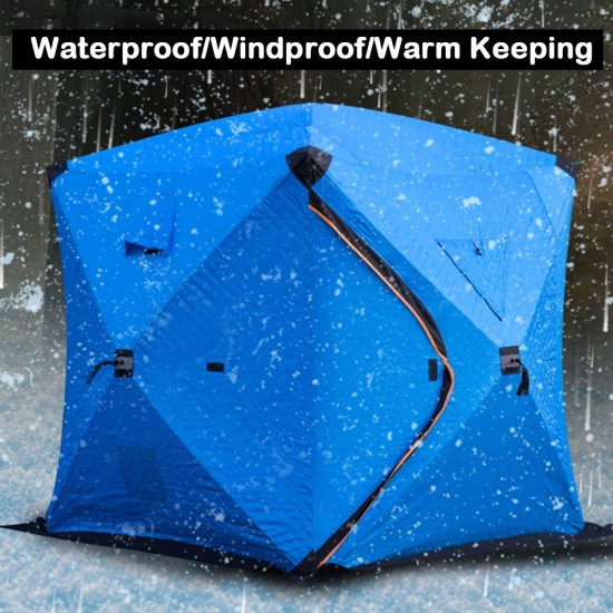 Portable Ice Fishing Shelter Easy Set-up Winter Fishing Tent Ice Fishing Tent Waterproof & Windproof Portable Ice Fishing Shelter Easy Set-up Winter Fishing Tent Ice Fishing Tent Waterproof & Windproof