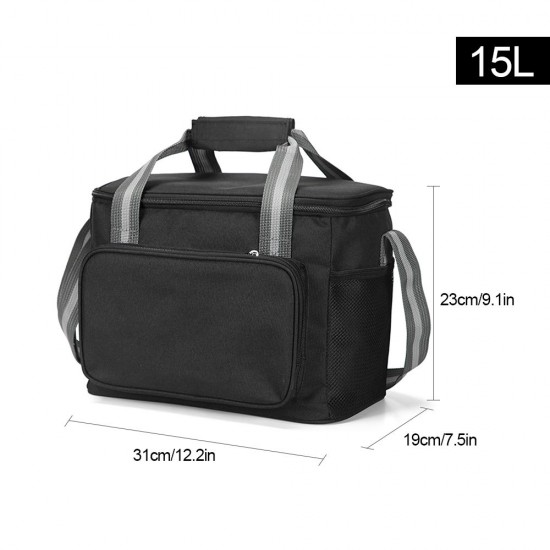 15L Cooler Bag Portable Insulated Cooler Bag for Travel Hiking Beach Picnic BBQ Party 15L Cooler Bag Portable Insulated Cooler Bag for Travel Hiking Beach Picnic BBQ Party