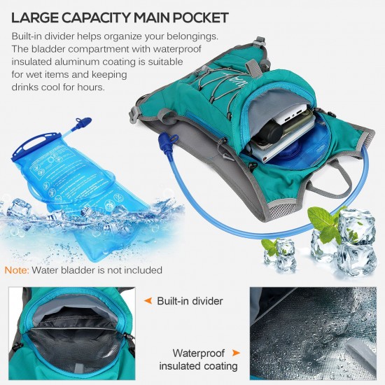 10L Insulated Hydration Backpack Vest Pack Cooler Bag for Running Cycling Camping Hiking Marathon 10L Insulated Hydration Backpack Vest Pack Cooler Bag for Running Cycling Camping Hiking Marathon