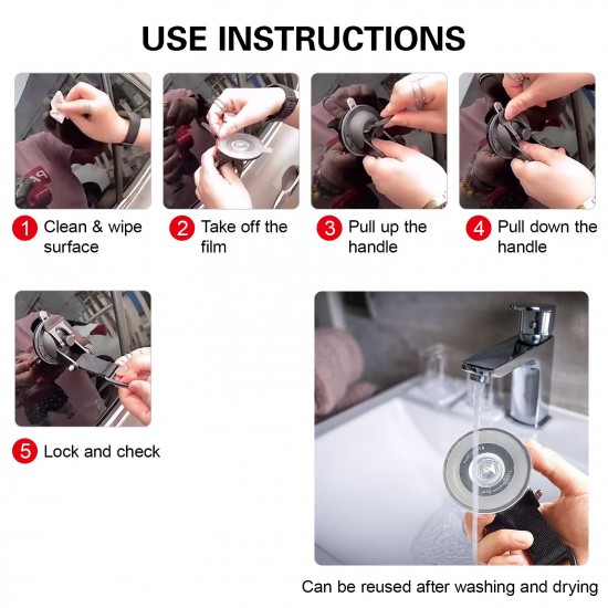 2pcs Suction Cup Securing Hook for Car Awning Tent Camping Tarp 2pcs Suction Cup Securing Hook for Car Awning Tent Camping Tarp