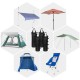 4pcs Sand Weight Bags Leg Weights for Pop up Canopy Tent Sun Shades Umbrella Weighted Feet Bag 4pcs Sand Weight Bags Leg Weights for Pop up Canopy Tent Sun Shades Umbrella Weighted Feet Bag