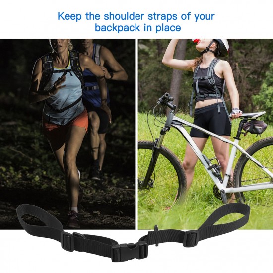 2 Packs Adjustable Backpack Chest Straps Sternum Straps Belts with 10pcs Zipper Pulls 2 Packs Adjustable Backpack Chest Straps Sternum Straps Belts with 10pcs Zipper Pulls