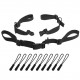 2 Packs Adjustable Backpack Chest Straps Sternum Straps Belts with 10pcs Zipper Pulls 2 Packs Adjustable Backpack Chest Straps Sternum Straps Belts with 10pcs Zipper Pulls
