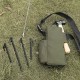 Portable Ourdoor Camping Tackle Storage Bag Wear Resistant Canvas Ground Nails Sling Bag Tackle Storage Pack Portable Ourdoor Camping Tackle Storage Bag Wear Resistant Canvas Ground Nails Sling Bag Tackle Storage Pack
