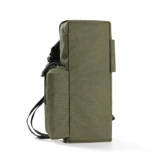 Portable Ourdoor Camping Tackle Storage Bag Wear Resistant Canvas Ground Nails Sling Bag Tackle Storage Pack Portable Ourdoor Camping Tackle Storage Bag Wear Resistant Canvas Ground Nails Sling Bag Tackle Storage Pack