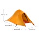 Double Layer Waterproof Ultralight Tent for Outdoor Backpacking Camping Hiking Fishing Double Layer Waterproof Ultralight Tent for Outdoor Backpacking Camping Hiking Fishing
