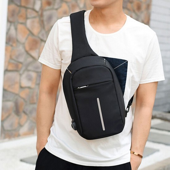 USB Anti-theft Chest Package European and American Style Shoulder Bag USB Anti-theft Chest Package European and American Style Shoulder Bag