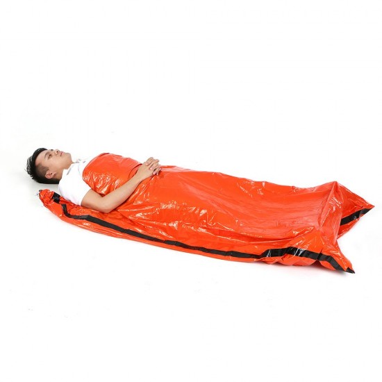 Portable Lightweight Outdoor Emergency Sleeping Bag with Drawstring Sack for Camping Travel Hiking Portable Lightweight Outdoor Emergency Sleeping Bag with Drawstring Sack for Camping Travel Hiking