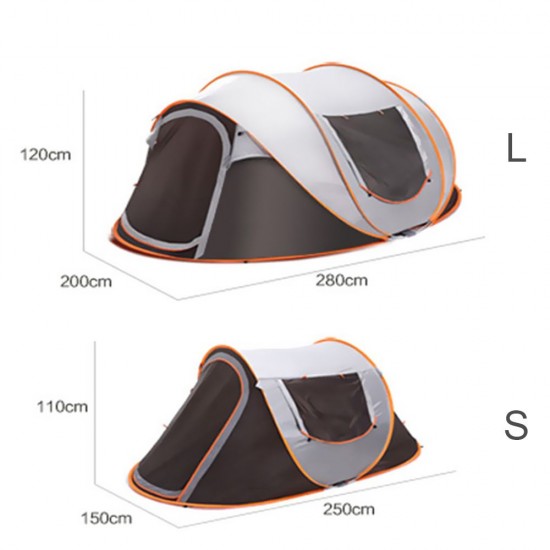 Outdoor Full-Automatic Instant Unfold Rain-Proof Tent Family Multi-Functional Portable Dampproof Camping Tent Suit Outdoor Full-Automatic Instant Unfold Rain-Proof Tent Family Multi-Functional Portable Dampproof Camping Tent Suit