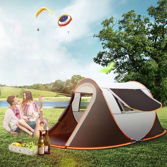 Outdoor Full-Automatic Instant Unfold Rain-Proof Tent Family Multi-Functional Portable Dampproof Camping Tent Suit Outdoor Full-Automatic Instant Unfold Rain-Proof Tent Family Multi-Functional Portable Dampproof Camping Tent Suit