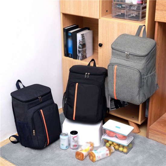 18L Large Capacity Leak Proof Lunch Backpack Thermal Large Picnic Cool and Warm Insulated Bag Outdoor Food and Beverage Storage Shoulder Bag 18L Large Capacity Leak Proof Lunch Backpack Thermal Large Picnic Cool and Warm Insulated Bag Outdoor Food and Beverage Storage Shoulder Bag