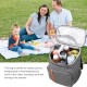 18L Large Capacity Leak Proof Lunch Backpack Thermal Large Picnic Cool and Warm Insulated Bag Outdoor Food and Beverage Storage Shoulder Bag 18L Large Capacity Leak Proof Lunch Backpack Thermal Large Picnic Cool and Warm Insulated Bag Outdoor Food and Beverage Storage Shoulder Bag