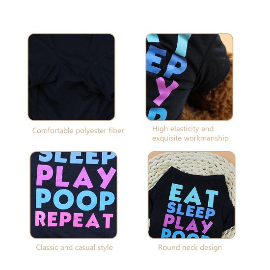 Dog Shirt Dog T-Shirts Dog Spring Summer Clothes Printed Pet Clothing Pet Summer Clothes for Puppy Dogs Dog Shirt Dog T-Shirts Dog Spring Summer Clothes Printed Pet Clothing Pet Summer Clothes for Puppy Dogs