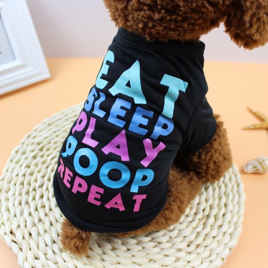 Dog Shirt Dog T-Shirts Dog Spring Summer Clothes Printed Pet Clothing Pet Summer Clothes for Puppy Dogs Dog Shirt Dog T-Shirts Dog Spring Summer Clothes Printed Pet Clothing Pet Summer Clothes for Puppy Dogs