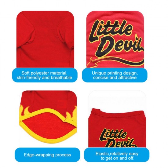 Dog Halloween Shirt Pet T Shirt Little Devil Pet Clothes Pet Halloween Clothes Halloween Costume Dog Shirts Dog Halloween Shirt Pet T Shirt Little Devil Pet Clothes Pet Halloween Clothes Halloween Costume Dog Shirts