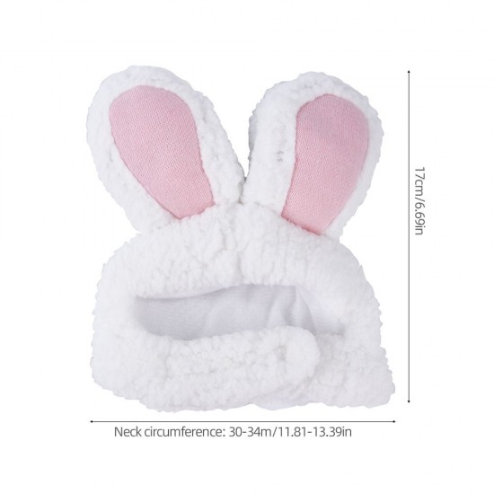 Cute Pet Rabbit Ears Hat for Cat Cosplay Clothes Fancy Pet Bunny Cap Halloween Easter Birthday Photo Shoot Dress for Cat Cute Pet Rabbit Ears Hat for Cat Cosplay Clothes Fancy Pet Bunny Cap Halloween Easter Birthday Photo Shoot Dress for Cat