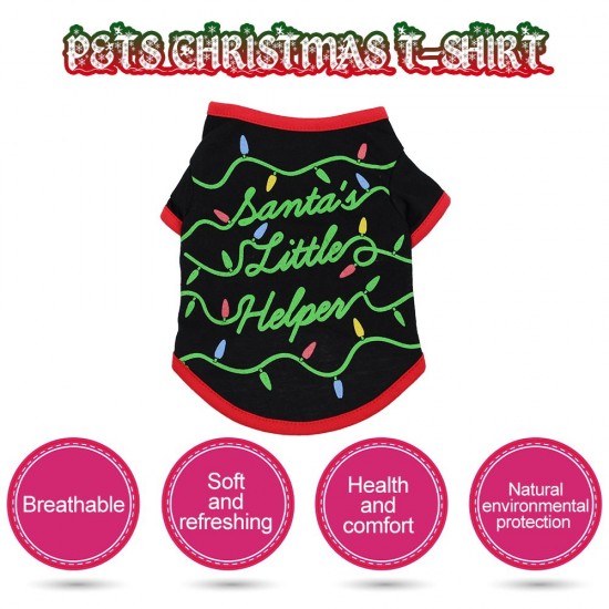 Pets Christmas T-Shirt for Dogs Christmas Pet Clothes Christmas Pet Costume Dog Shirt Dog T-Shirts Pets Christmas T-Shirt for Dogs Christmas Pet Clothes Christmas Pet Costume Dog Shirt Dog T-Shirts