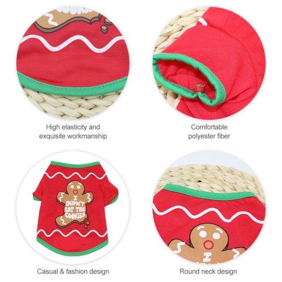Pets Christmas T-Shirt for Dogs Christmas Pet Clothes Christmas Pet Costume Dog Shirt Dog T-Shirts Pets Christmas T-Shirt for Dogs Christmas Pet Clothes Christmas Pet Costume Dog Shirt Dog T-Shirts