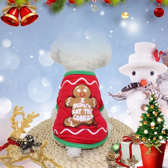 Pets Christmas T-Shirt for Dogs Christmas Pet Clothes Christmas Pet Costume Dog Shirt Dog T-Shirts Pets Christmas T-Shirt for Dogs Christmas Pet Clothes Christmas Pet Costume Dog Shirt Dog T-Shirts