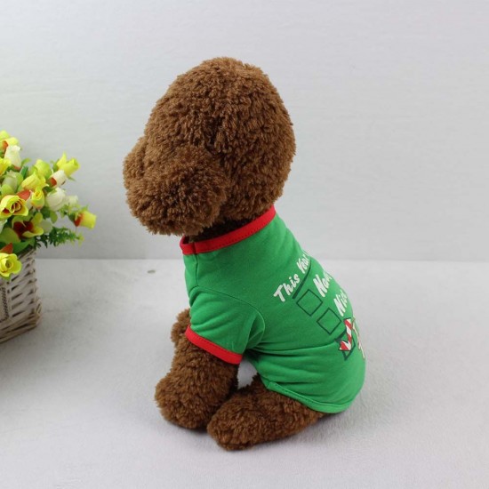 Dog shirt Dog Christmas T-shirt Pet T-shirt Dogs Christmas T-Shirt Summer Dog T-shirt Pet Dogs Clothing Christmas Dog Clothing Polyester T-shirt Puppy Costume Dog shirt Dog Christmas T-shirt Pet T-shirt Dogs Christmas T-Shirt Summer Dog T-shirt Pet Dogs Clothing Christmas Dog Clothing Polyester T-shirt Puppy Costume