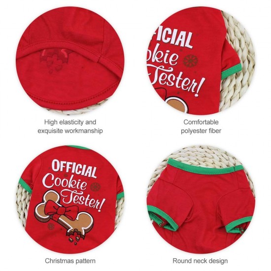 Dog shirt Dog Christmas T-shirt Pet T-shirt Dogs Christmas T-Shirt Summer Dog T-shirt Pet Dogs Clothing Christmas Dog Clothing Polyester T-shirt Puppy Costume Dog shirt Dog Christmas T-shirt Pet T-shirt Dogs Christmas T-Shirt Summer Dog T-shirt Pet Dogs Clothing Christmas Dog Clothing Polyester T-shirt Puppy Costume