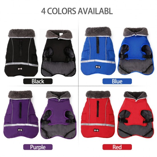 Dog Vest Cold Weather Dog Coats for Winter Warm Fleece Dog Clothes for Small Medium Large Dogs Dog Vest Cold Weather Dog Coats for Winter Warm Fleece Dog Clothes for Small Medium Large Dogs