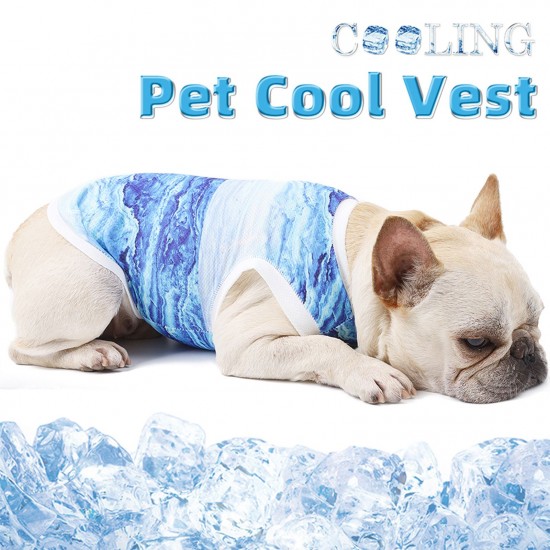 Dog Cooling Shirt Dog Cooling Vest Dog Breathable Shirt for Hot Summer Absorb Water Evaporate Quickly Dog Cooling Shirt Dog Cooling Vest Dog Breathable Shirt for Hot Summer Absorb Water Evaporate Quickly