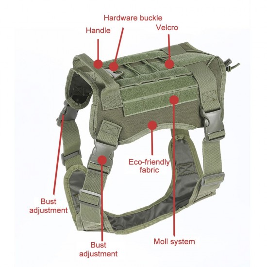 Dog Travel Camping Hiking Nylon Backpack Harness Backpack for Large Dog Dog Travel Camping Hiking Nylon Backpack Harness Backpack for Large Dog