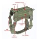 Dog Travel Camping Hiking Nylon Backpack Harness Backpack for Large Dog Dog Travel Camping Hiking Nylon Backpack Harness Backpack for Large Dog