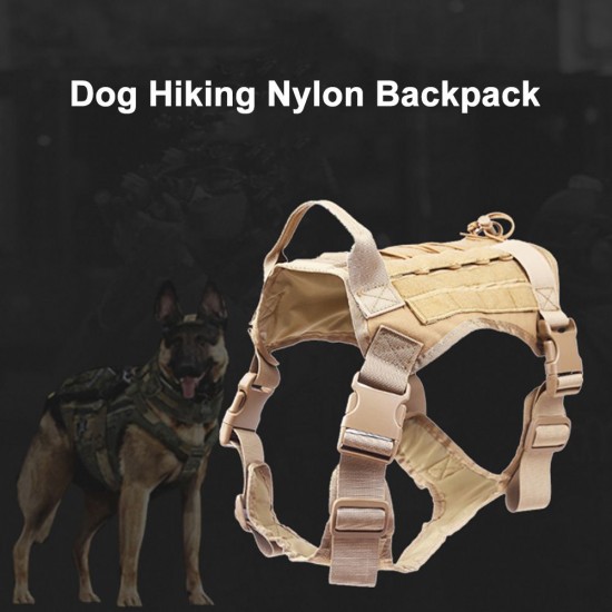 Dog Travel Camping Hiking Nylon Backpack Harness Backpack for Large Dog Dog Travel Camping Hiking Nylon Backpack Harness Backpack for Large Dog